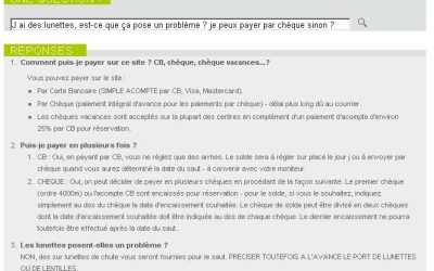 De l&rsquo;intérêt de créer une FAQ Dynamique – 1 idée / 1 jour