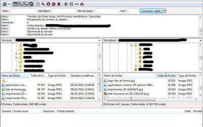 Configurer Filezilla en SFTP