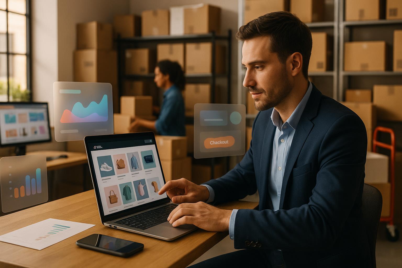Illustration e-commerce : Expansion du social commerce : TikTok Shop Ouvre en Belgique